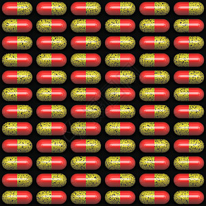 大量的药丸插图黑色绿色药店避孕药片胶囊药物医疗健康背景图片