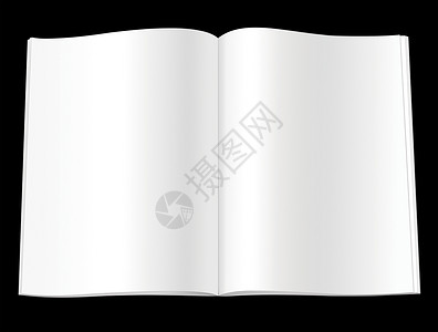 书本白色传播黑色空白广告杂志背景图片
