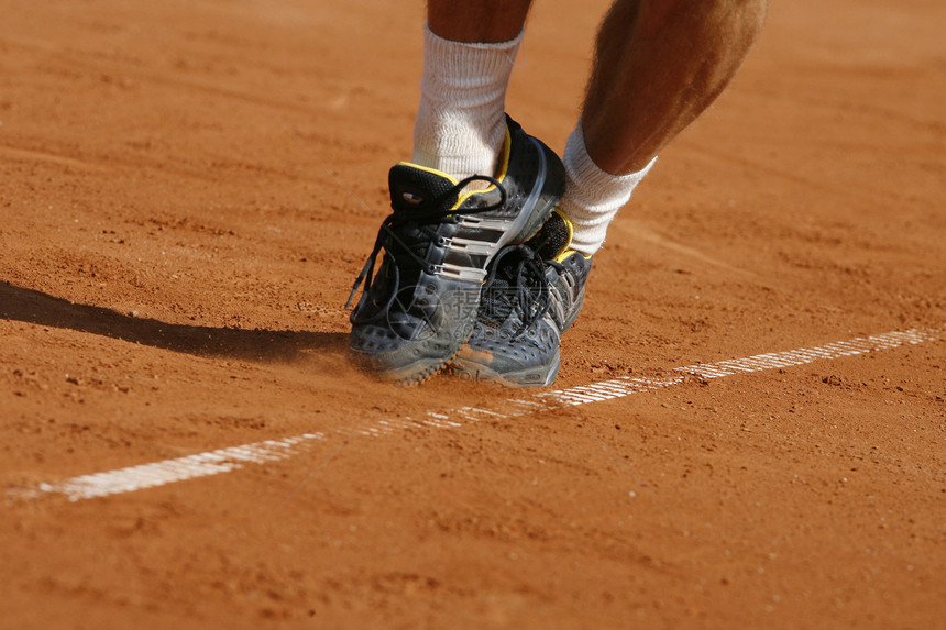 网球运动游戏球拍地面成人男人橙子竞赛玩家图片