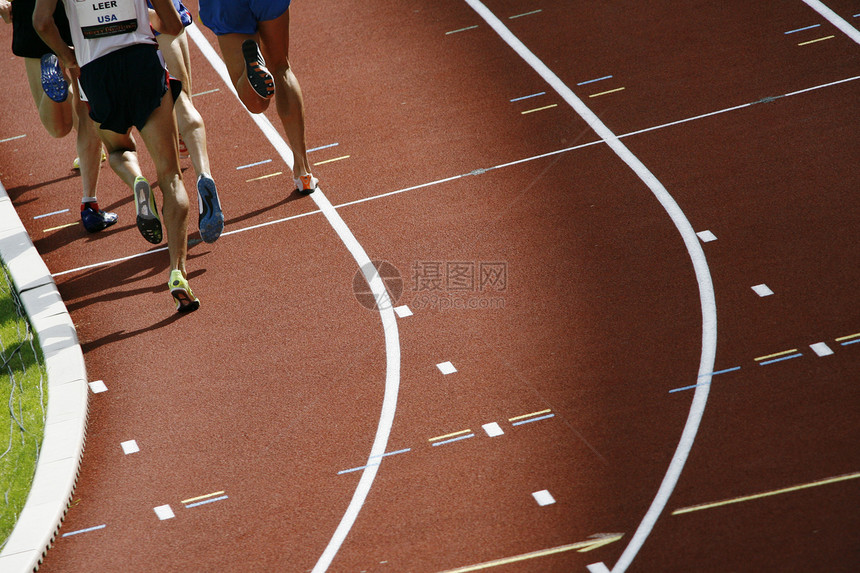 运动赛道赛跑者妻子闲暇活动慢跑竞技数字活力图片