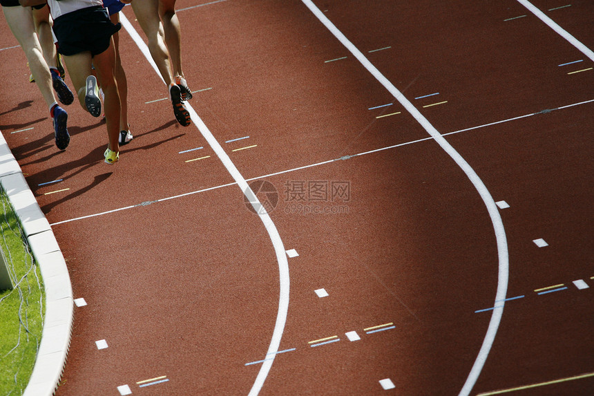 运动赛道竞技活力赛跑者活动数字闲暇慢跑妻子图片