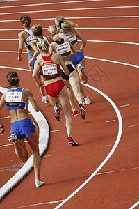 运动赛道竞技活动妻子闲暇数字活力慢跑赛跑者背景图片