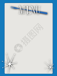 Retro 风格空白菜单背景图片