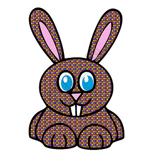 派斯利复活节兔子背景图片