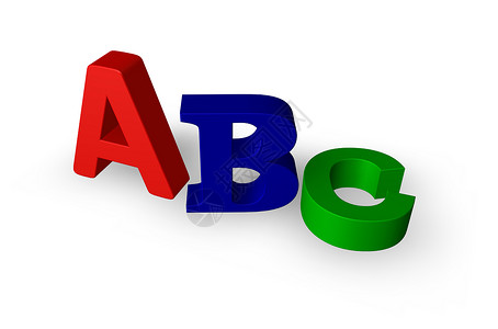 abc abc插图字母红色教育拼写学校公司玩具学习字体背景图片