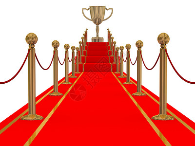 红地毯素材红地毯路上的金杯赢家地毯成功冠军楼梯奖项插图入口节日娱乐领导背景
