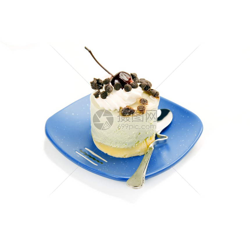 蛋糕块餐厅圣代糕点冰淇淋巧克力蛋糕小吃庆典宏观馅饼图片