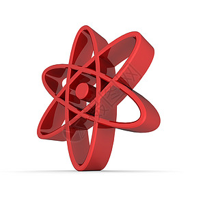 光滑红红原子核核背景图片