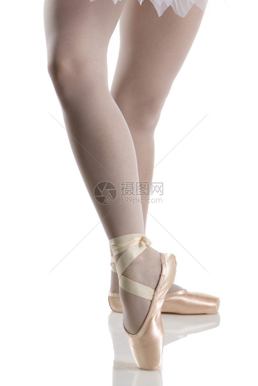芭芭舞鞋粉色女性白色演员女士芭蕾舞脚趾女孩学校拖鞋图片