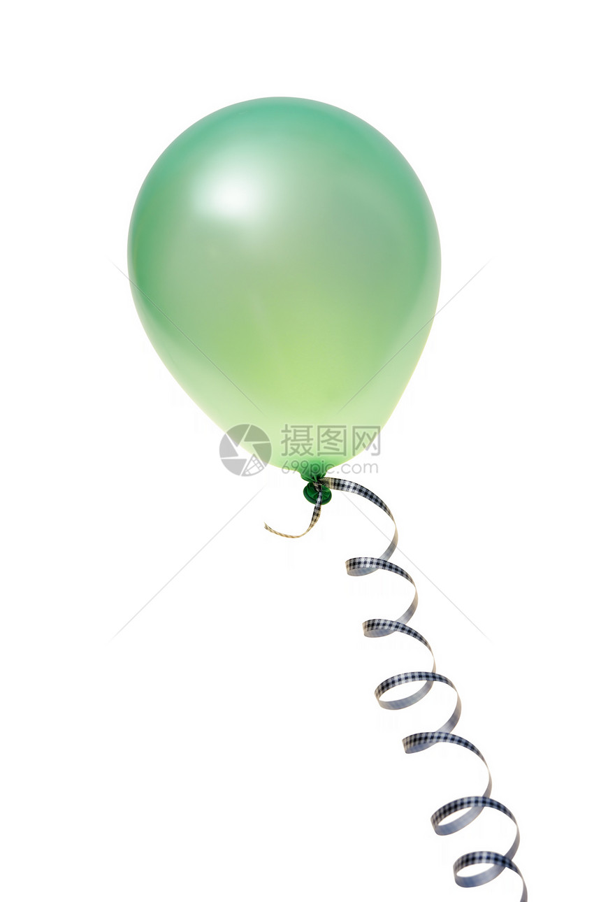 绿色气球庆典派对生日赞成丝带喜悦图片