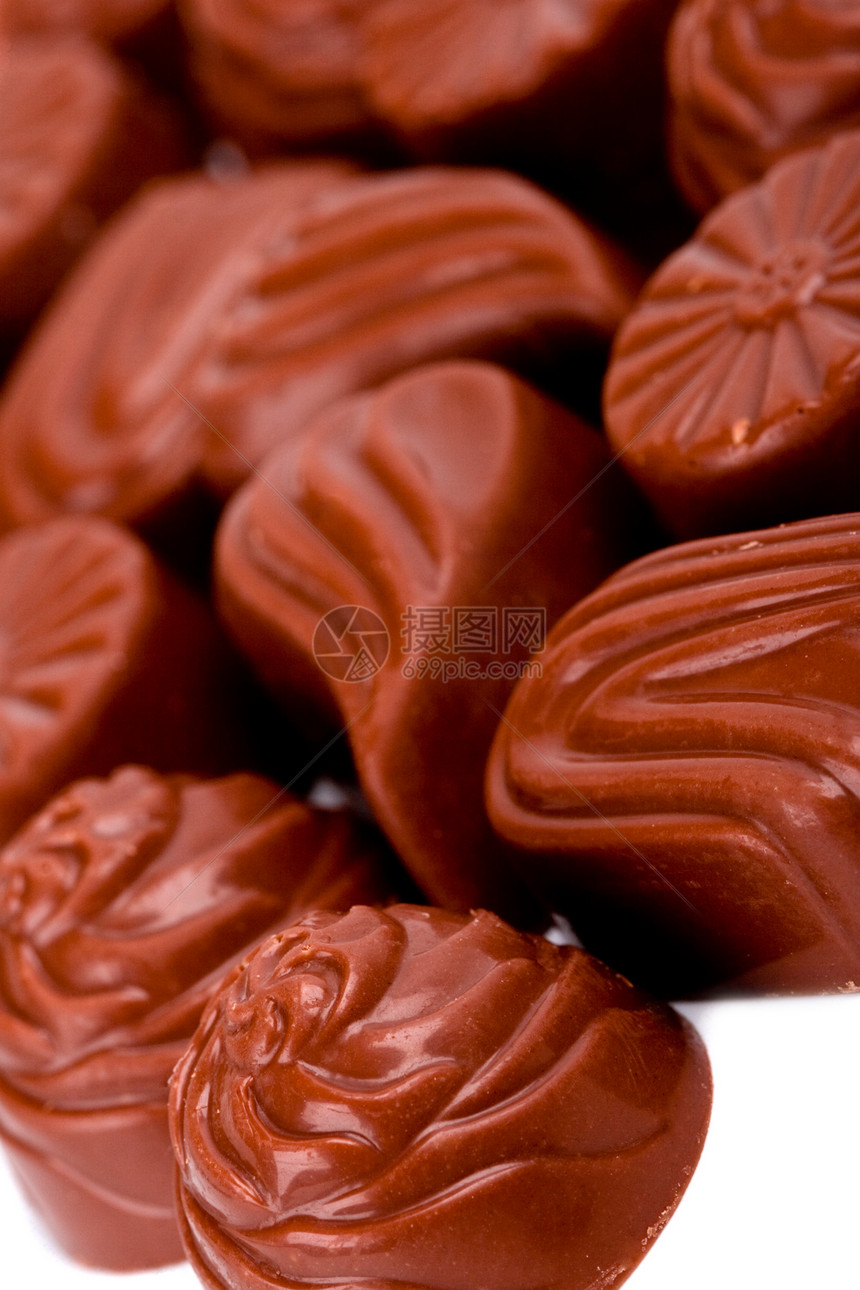 巧克力糖产品团体食物宏观摄影小吃松露美食甜点礼物图片