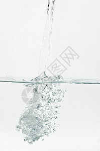 水流动白色气泡背景图片