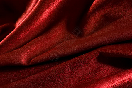 油纤维褶皱红色织物纺织品折叠材料背景图片