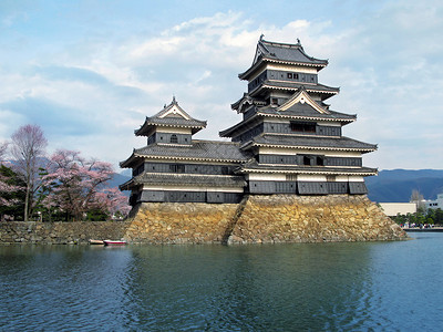 家康松本城堡战国平原文化历史江户摄影旅行旅游游客水平背景