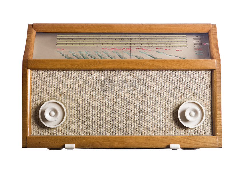 重要无线电台沟通复兴广播拨号扬声器古董棕色对象音乐复古图片