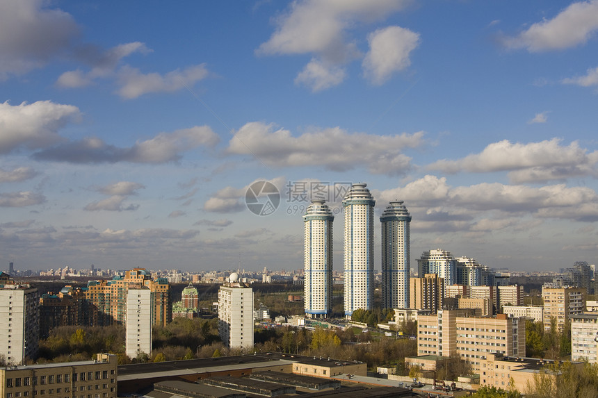 莫斯科城市建筑物市中心天空房屋摩天大楼景观工业风景建筑图片