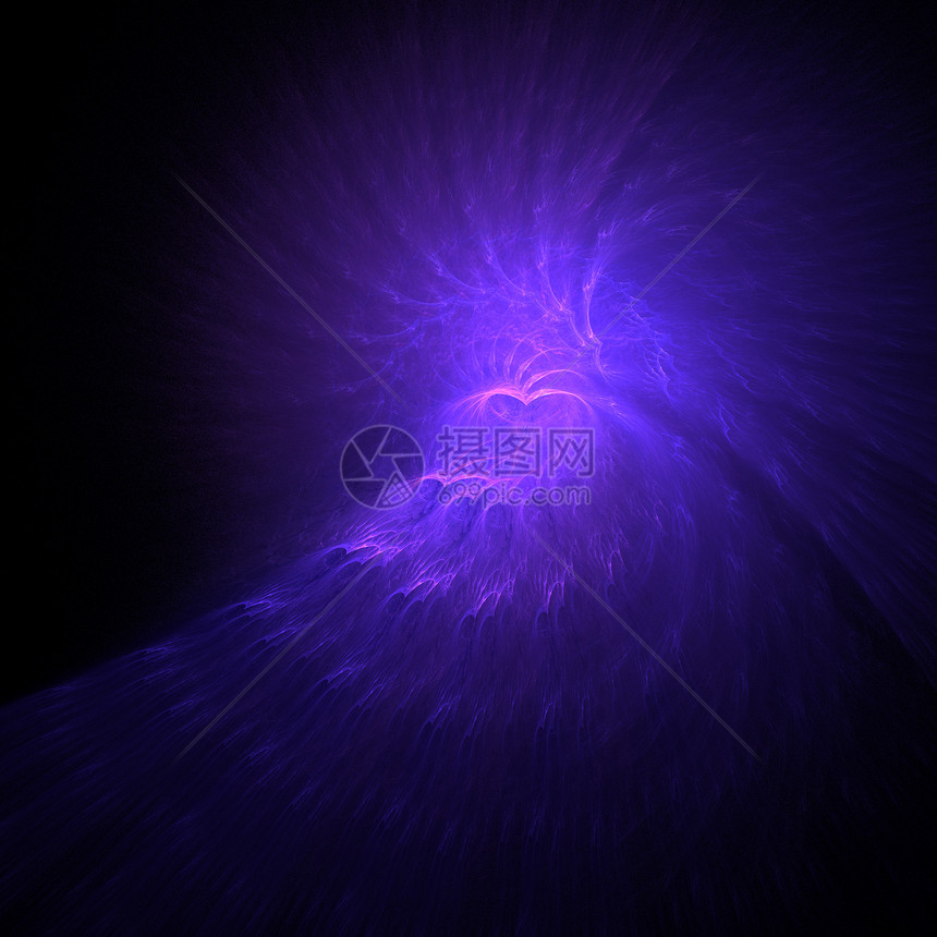 分形紫色漩涡蓝色曲线数字黑色正方形计算机活力绘图图片