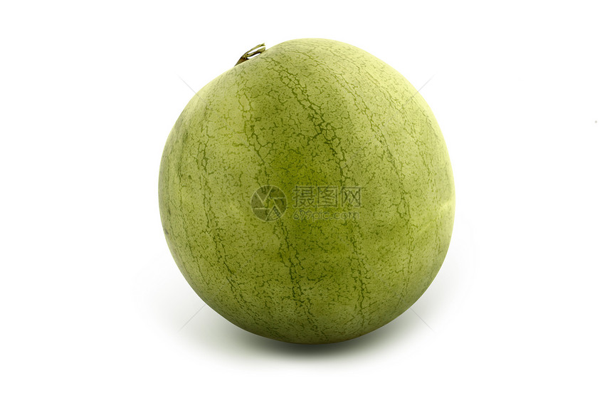 白色的梅子营养小路香气入口水果肉质绿色条纹西瓜食物图片