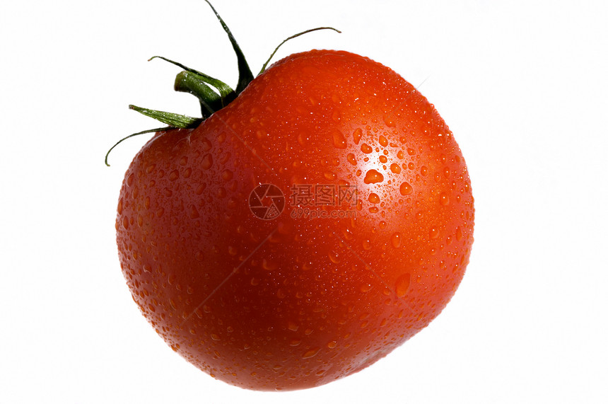 番茄蔬菜小吃活力白色红色叶柄食物饮食图片