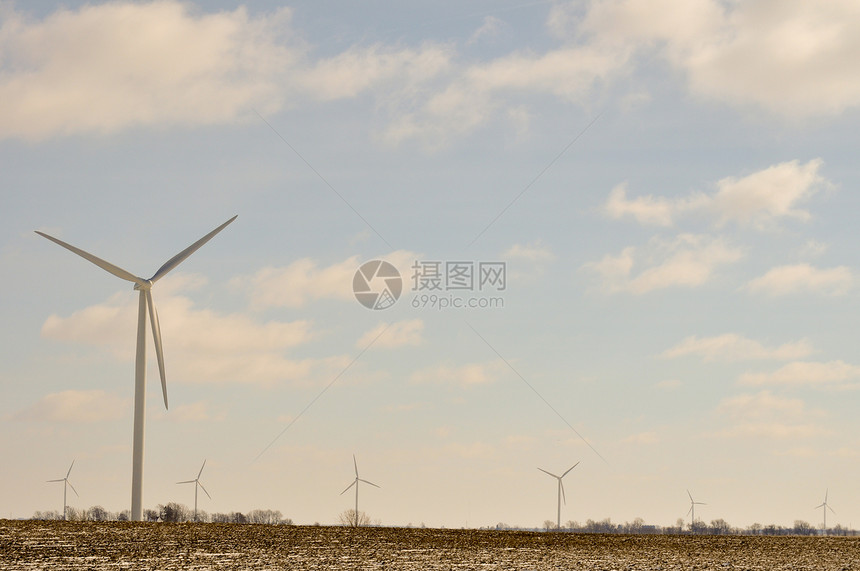 印地安那风涡轮机     背景 2图片