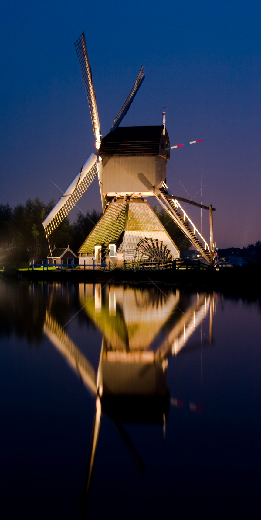 荷兰荷兰Kinderdijk风车图片