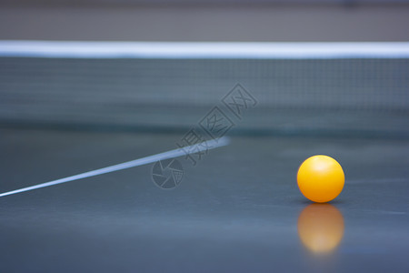 表网球反射黄色运动球拍圆圈乒乓背景图片