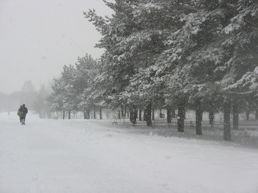 莫斯科降雪图片