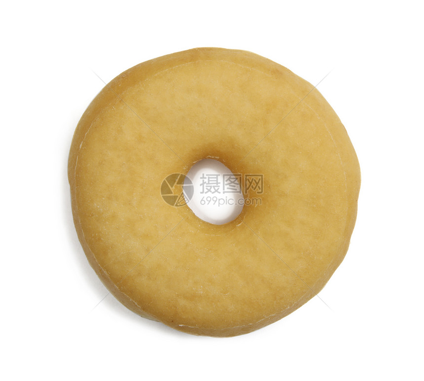 孤立的美味甜甜圈面包糕点食物甜点戒指小吃圆形圆圈蛋糕节食图片