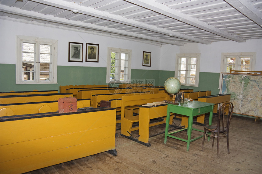 旧学校的教室图片