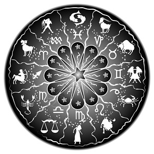 狮子座星座zodiac 盘插图星座癌症圆圈八字圆形生肖双胞胎光盘背景