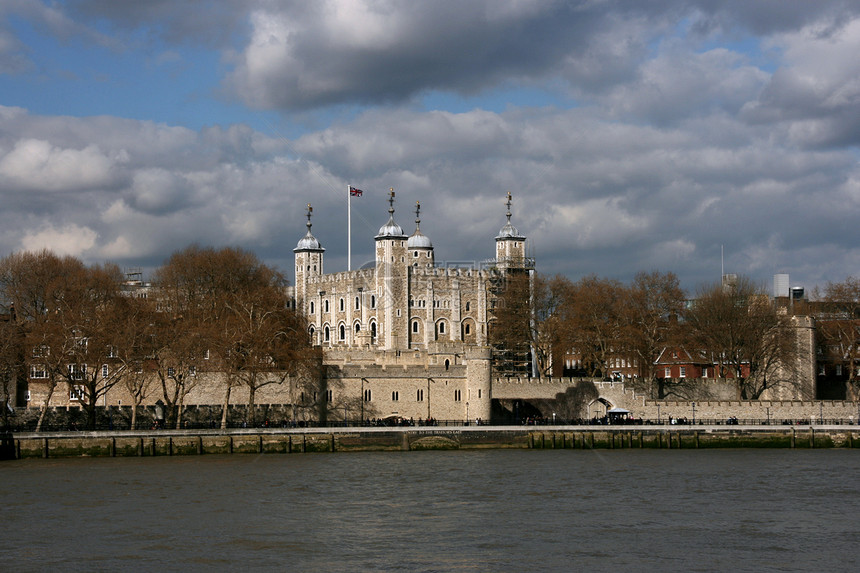 伦敦塔古董城堡堡垒建筑地标城市英语建筑学图片