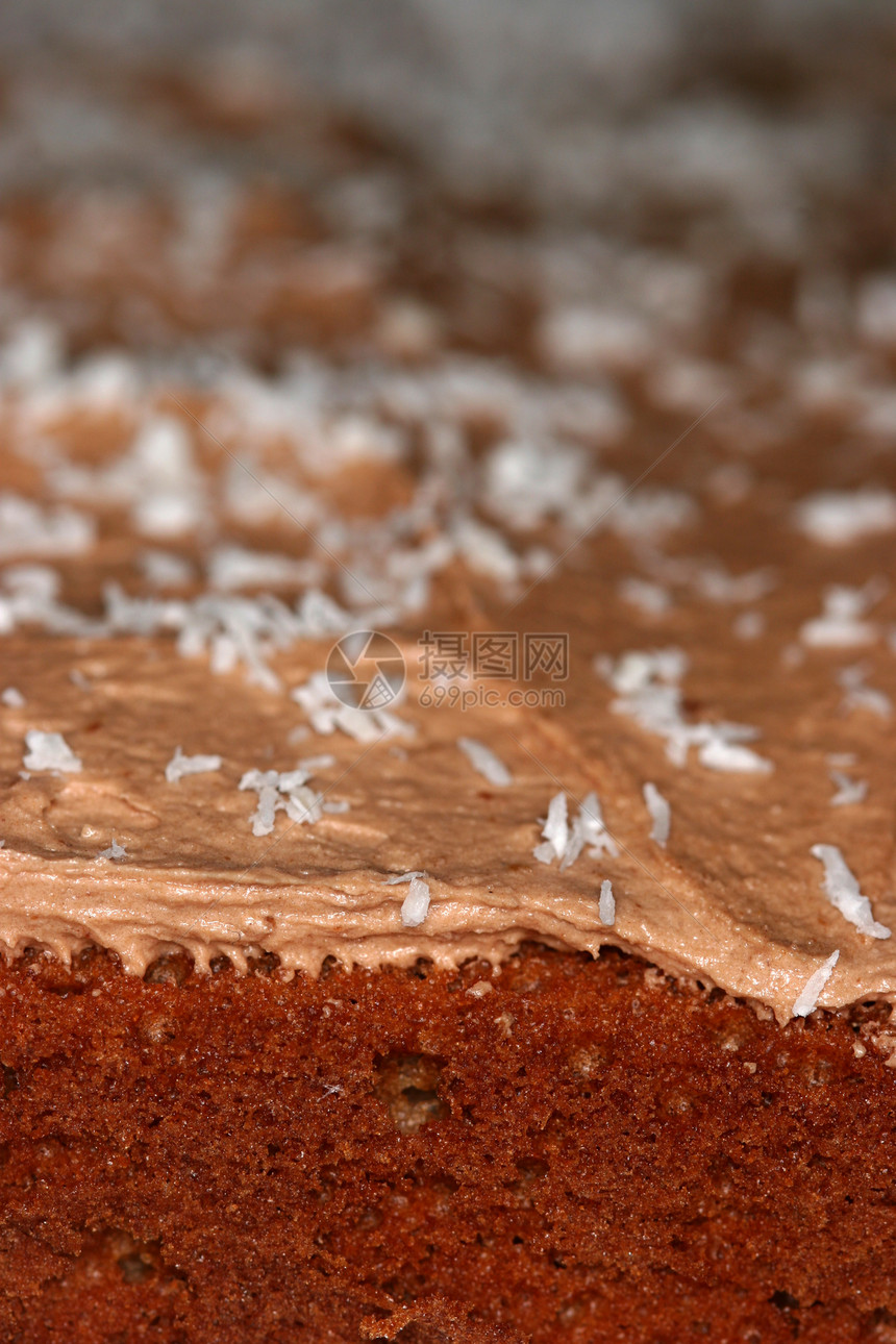 巧克力蛋糕甜点棕色面包巧克力蛋糕菜单宏观可可生日食物图片
