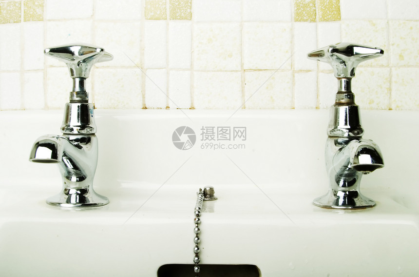 Retro 连接厕所壁橱合金管道安慰盆地装饰家具金属资源图片