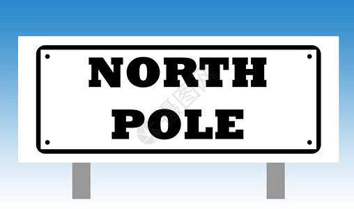 北极标志背景图片
