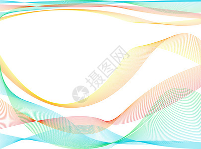 彩虹线网络桌面元素墙纸线条网站设计波浪状卡片曲线背景图片