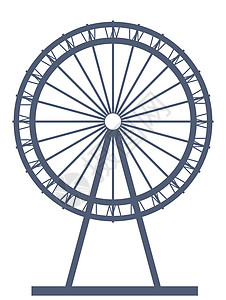 渡轮车轮插图圆周乐趣运动高度娱乐闲暇主题公园高清图片