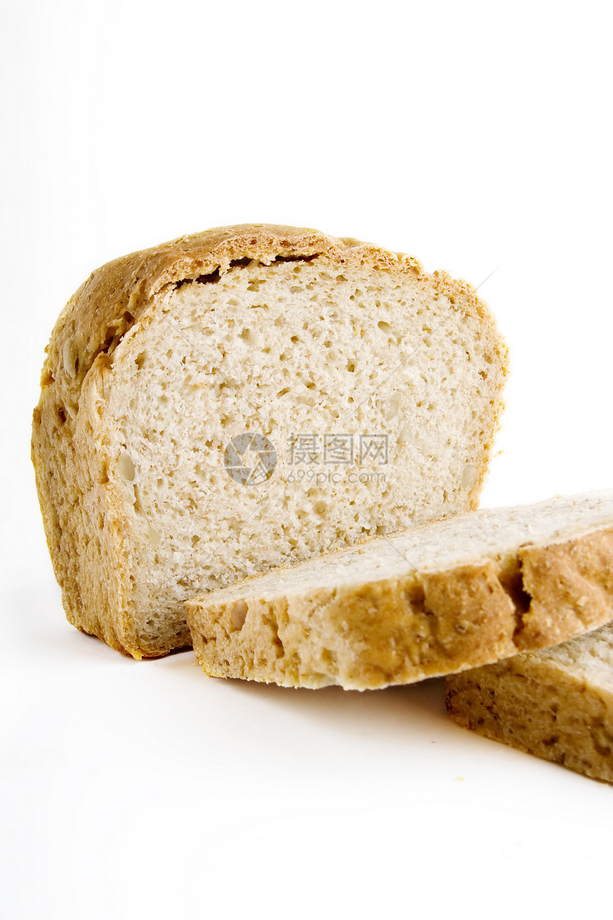 自制面包切片静物糖类零食生产物品活力小吃饮食食物纤维图片