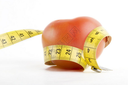 番茄磁带测量量食物物品重量损失静物活力生产纪律骨头营养背景图片