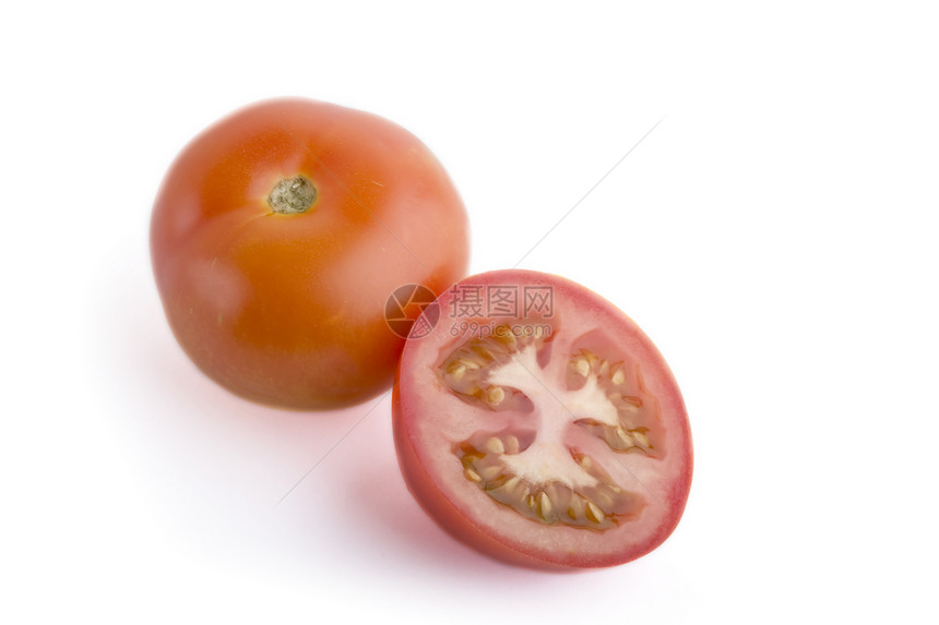 切片番茄红色水果食物蔬菜饮食花园种子图片