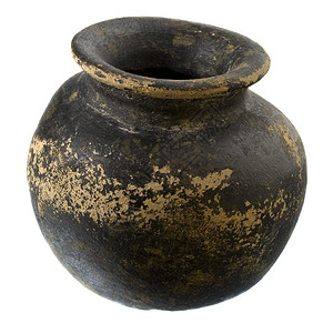 黑色陶瓷花瓶黑土和棕土水壶棕色黑色制品花瓶工艺陶器陶瓷背景