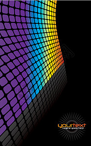 彩虹网的背景背景图片