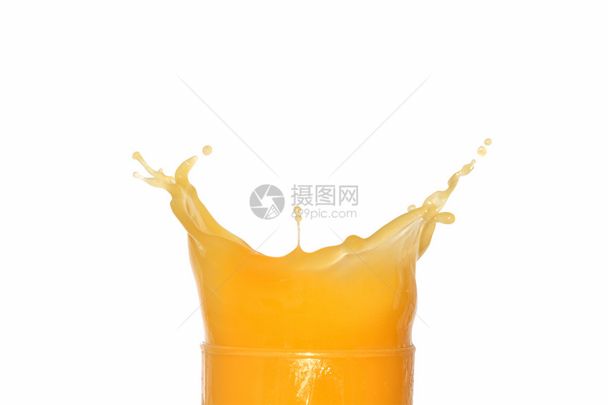 挥洒橙汁节食飞溅水果橙子饮料饮食玻璃生活方式图片