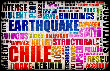 唐山大地震字体智利地震救援食物作品基金情况插图死亡悲剧地球拉丁背景