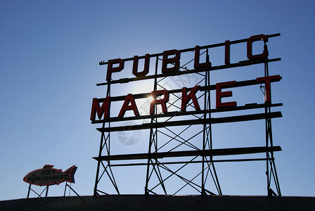 公共市场民众地方背景图片