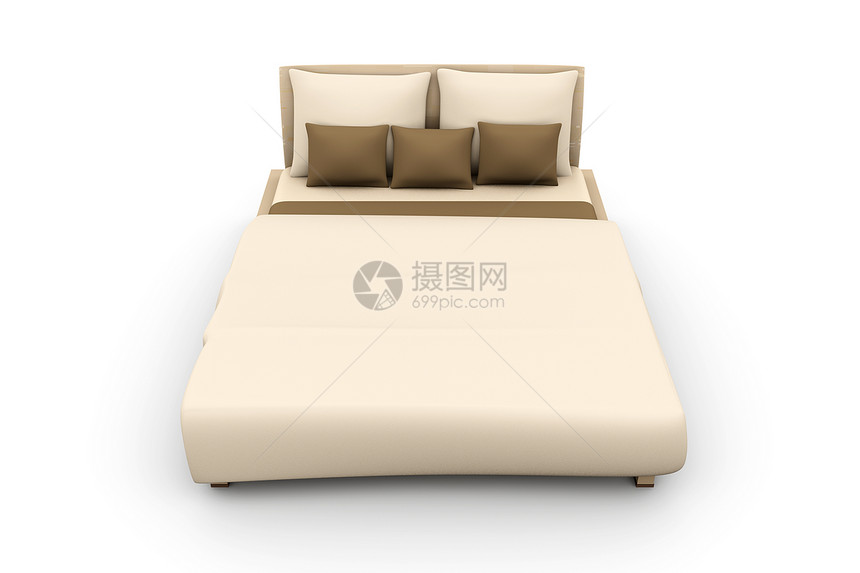 床铺床单床罩家具卧室床垫白色靠垫毯子图片