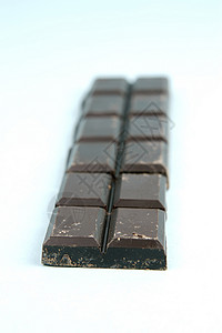 深巧克力食品积木蓝色食物糖果背景图片