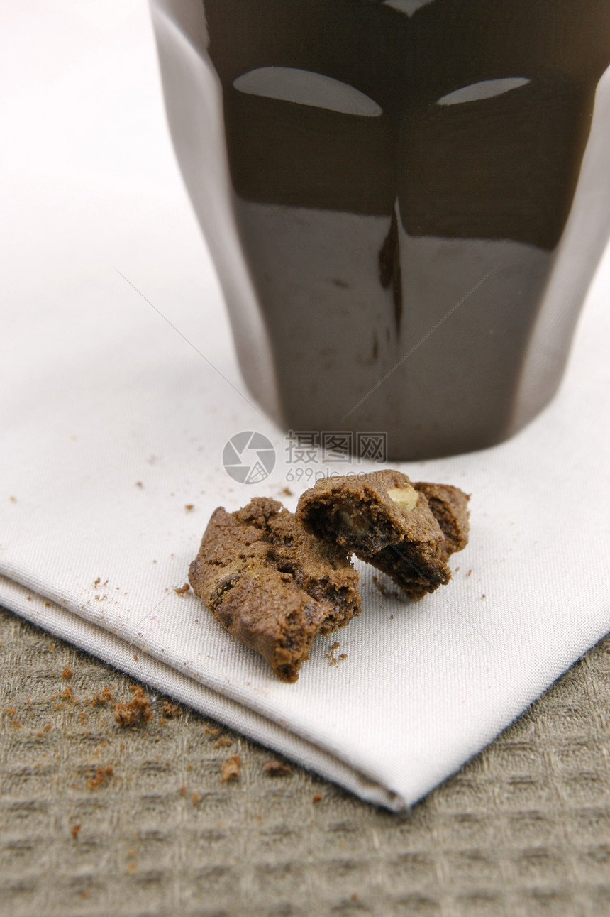 Choc 芯片曲奇饼干食物巧克力糖果咖啡小吃图片