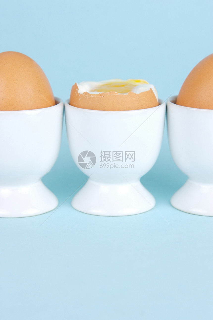 硬锅鸡蛋食品蓝色食物健康蛋黄白色营养中心杯子黄色图片