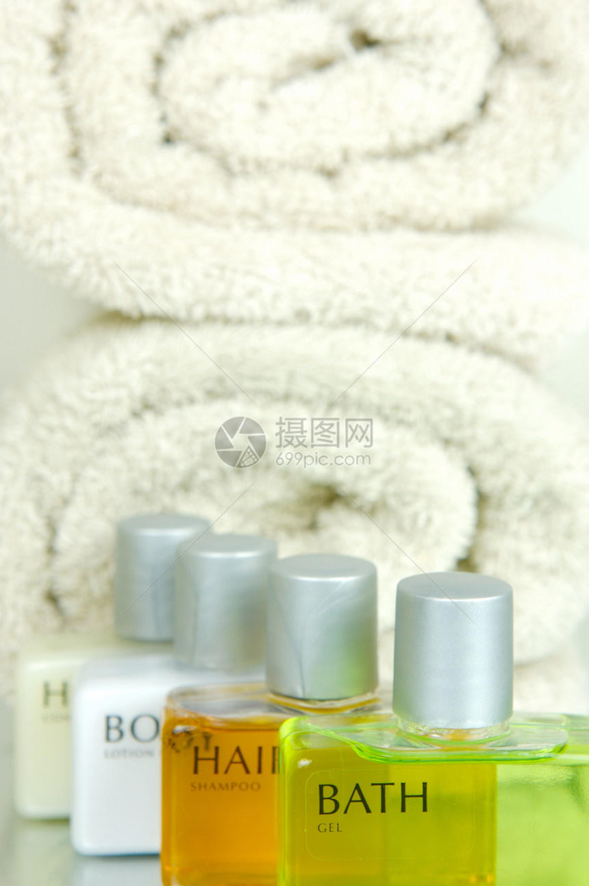 毛发和身体凝胶洗澡瓶子淋浴酒店产品护发素温泉肥皂洗剂图片