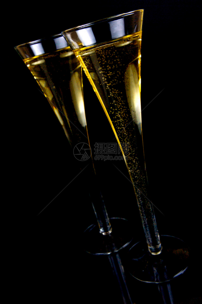 闪耀的葡萄酒派对酒精玻璃黑色白色眼镜庆典饮料图片